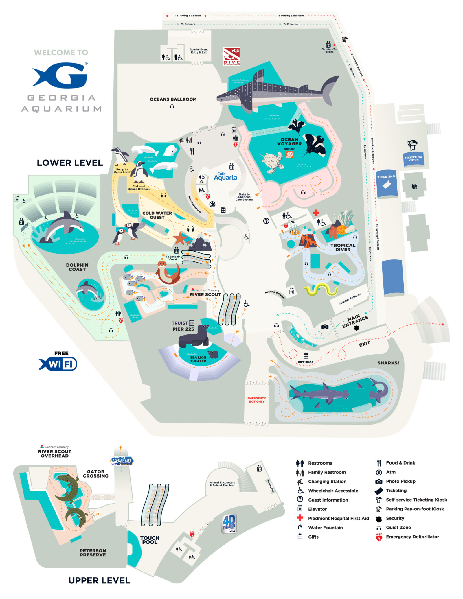 Georgia Aquarium Map 2024 - Marta Shawnee